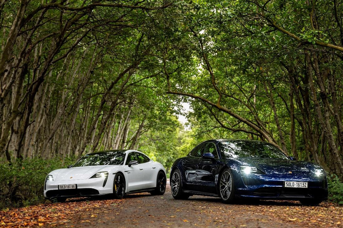 Porsche chính thức ra mắt dòng xe thể thao thuần điện cao cấp Taycan tại Việt Nam ảnh 3