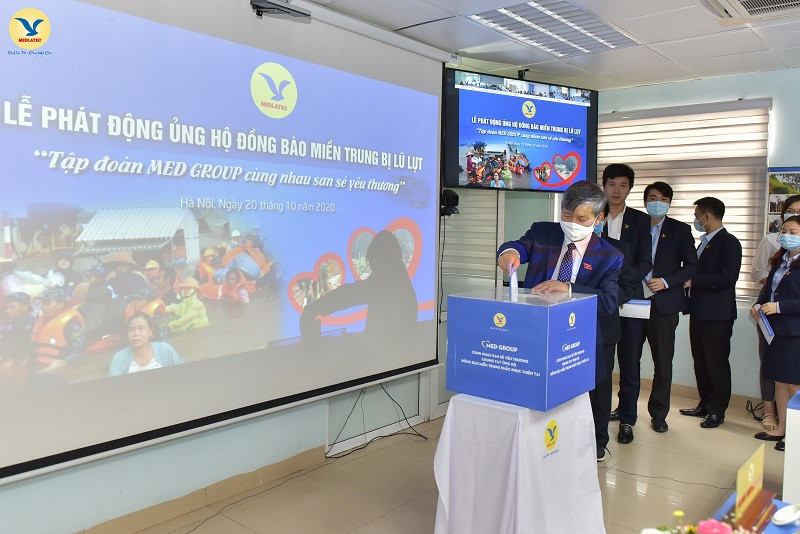 MEDLATEC ủng hộ 1 tỷ đồng cho đồng bào miền Trung ảnh 2