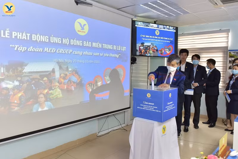MEDLATEC ủng hộ 1 tỷ đồng cho đồng bào miền Trung ảnh 2