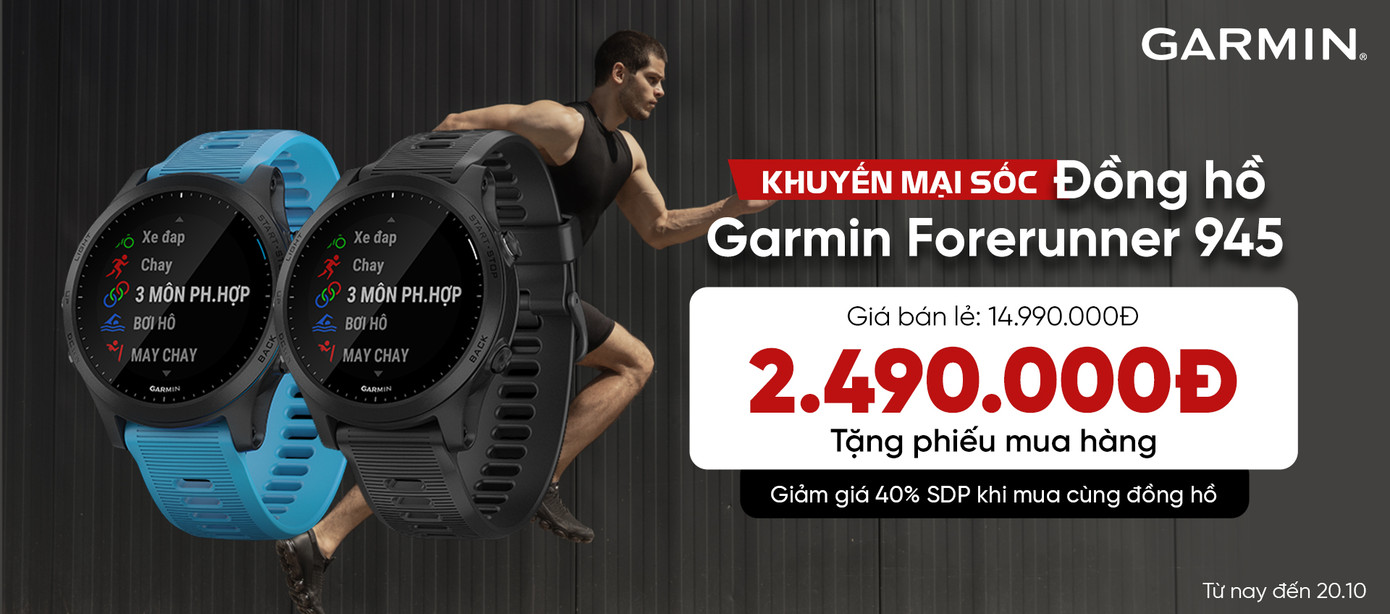 Garmin Forerunner 945 ghi nhận mức giá giảm sâu kỷ lục tại Viettel Store ảnh 1