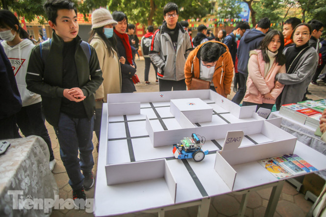 Xem học sinh cấp 2 ứng dụng công nghệ phòng COVID-19 ảnh 6