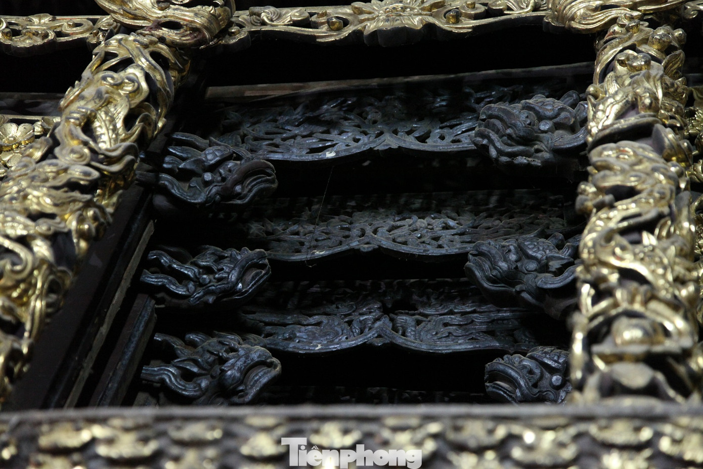 Độc đáo bảo vật quốc gia Cửa võng tại đình làng Thổ Hà ở Bắc Giang ảnh 6