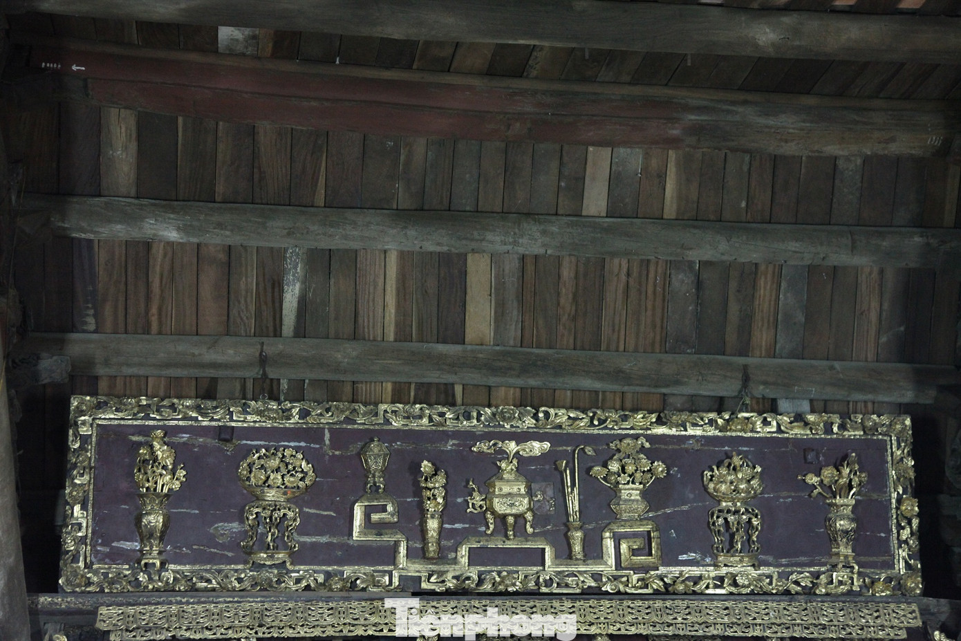 Độc đáo bảo vật quốc gia Cửa võng tại đình làng Thổ Hà ở Bắc Giang ảnh 3