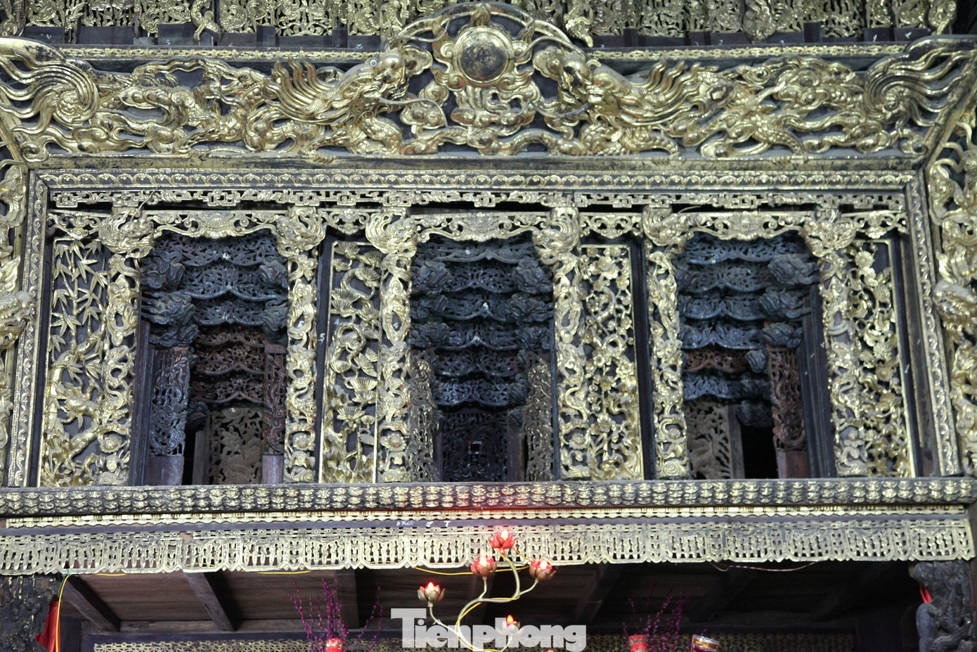 Độc đáo bảo vật quốc gia Cửa võng tại đình làng Thổ Hà ở Bắc Giang ảnh 5