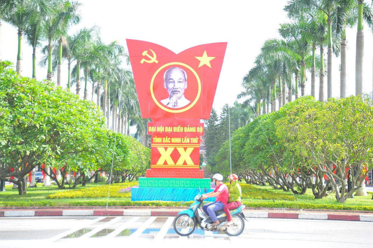 Bắc Ninh rực rỡ cờ hoa chào mừng Đại hội Đảng ảnh 2