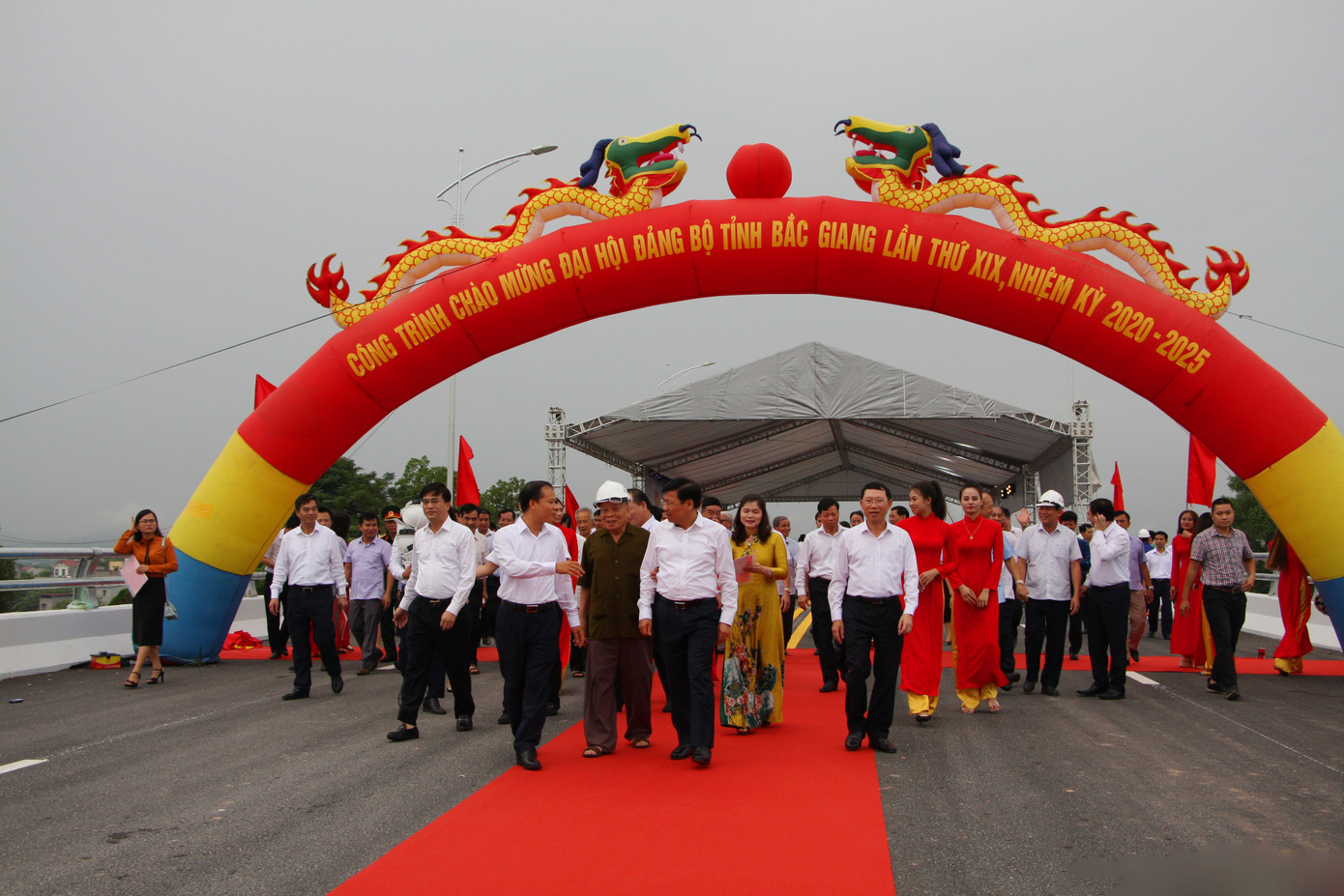 Hai công trình giao thông quan trọng chào mừng Đại hội Đảng bộ Bắc Giang ảnh 1
