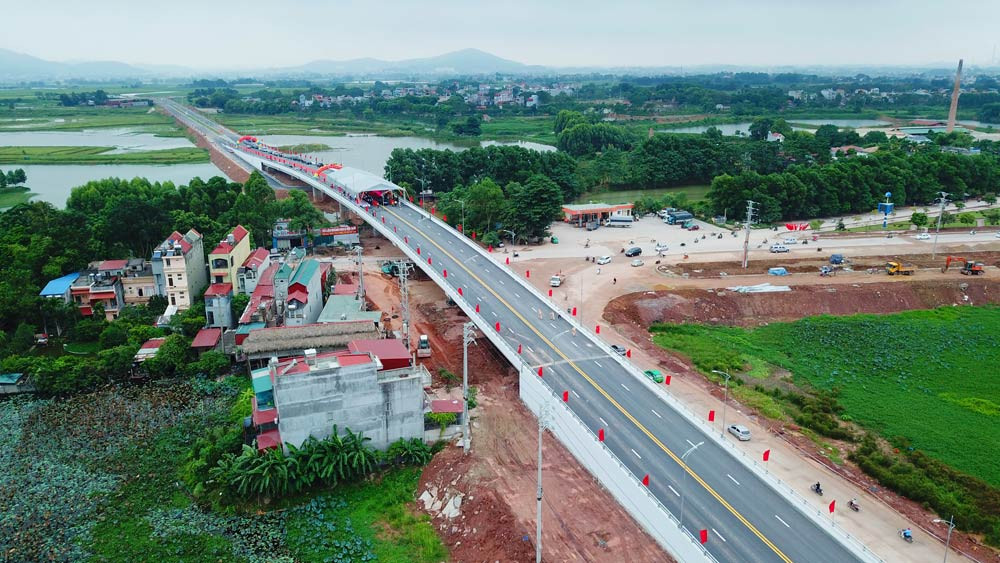 Hai công trình giao thông quan trọng chào mừng Đại hội Đảng bộ Bắc Giang ảnh 2