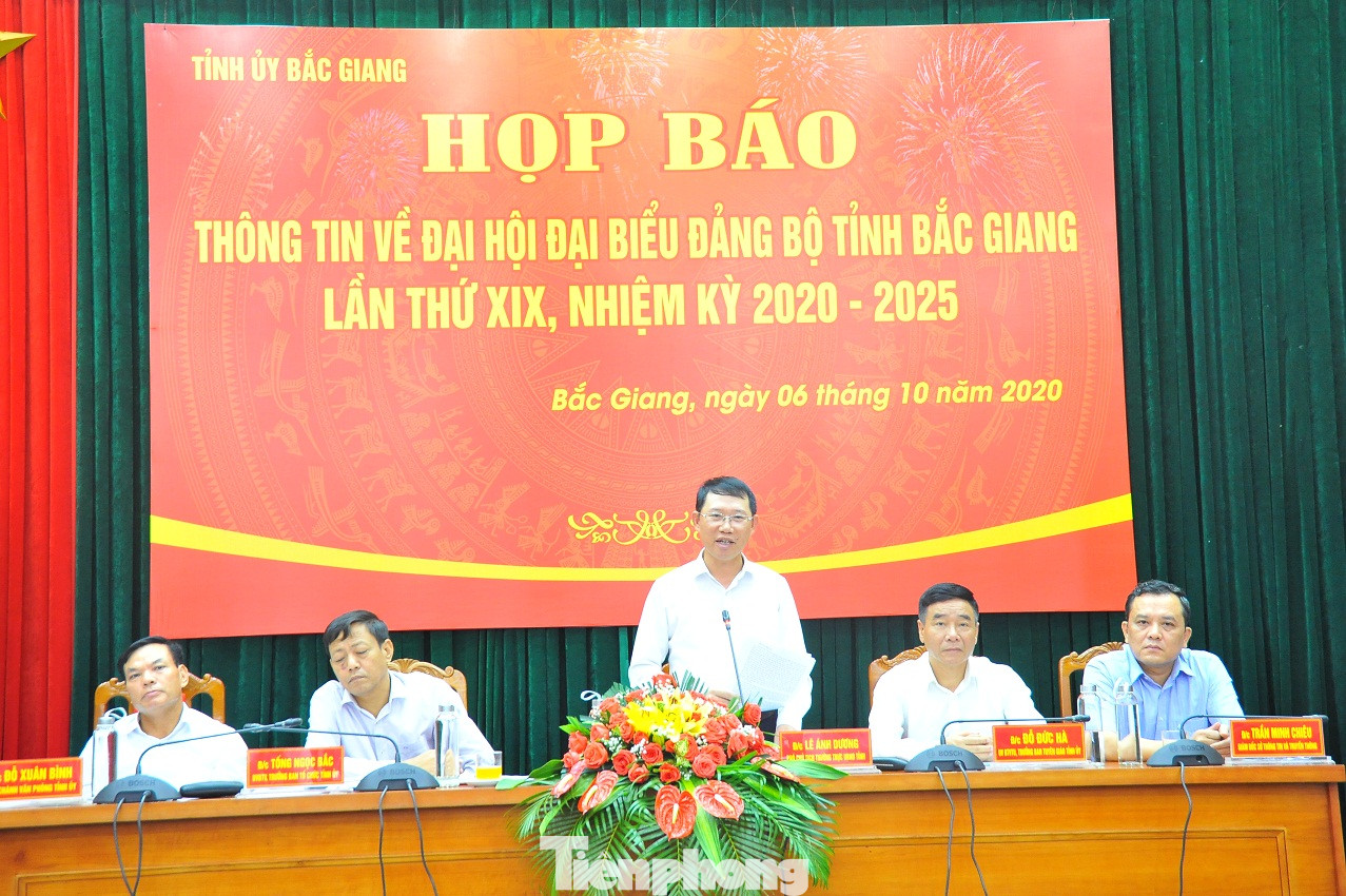 Tỉnh Bắc Giang không mua quà tặng đại biểu dự Đại hội Đảng bộ ảnh 1