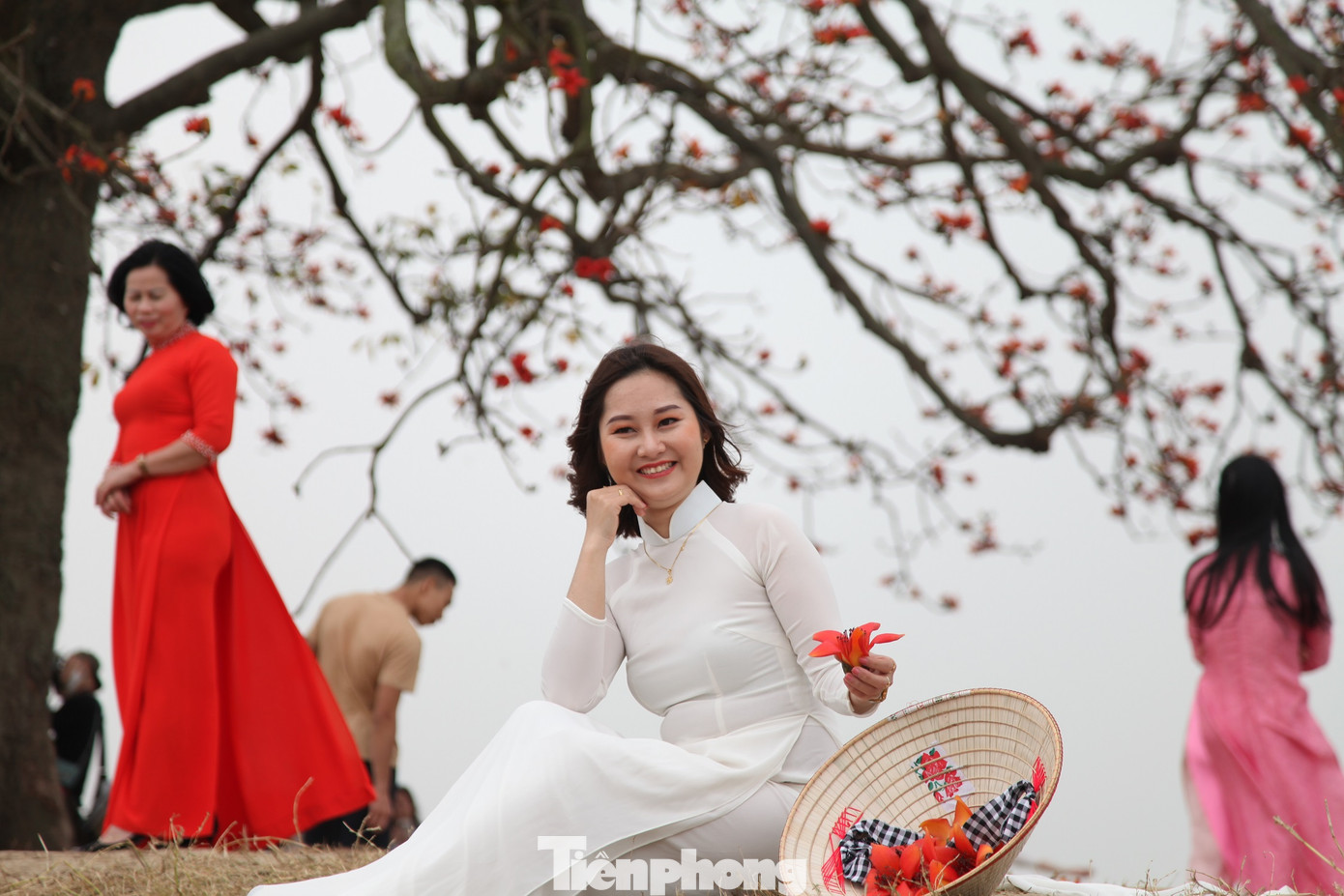 Dòng người tấp nập đổ về chiêm ngưỡng cây gạo cổ thụ ở Bắc Giang ảnh 2