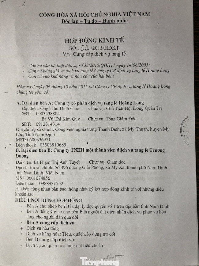 Đài hoả táng Nam Định cắt hợp đồng với Trường Dương, bắt đầu hoạt động lại từ mai, 11/5 ảnh 3