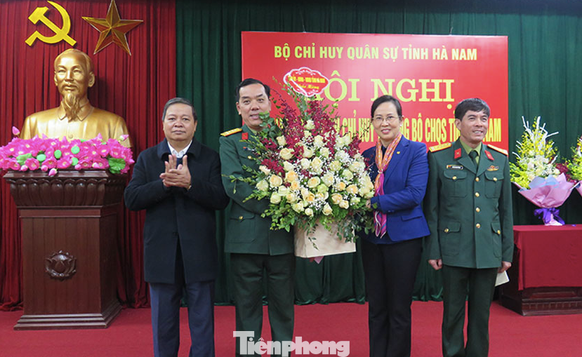 Bộ Chỉ huy quân sự tỉnh Hà Nam có lãnh đạo mới ảnh 1