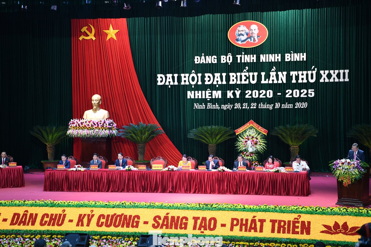 Thường trực Ban Bí thư chỉ đạo Đại hội Đảng bộ Ninh Bình ảnh 1