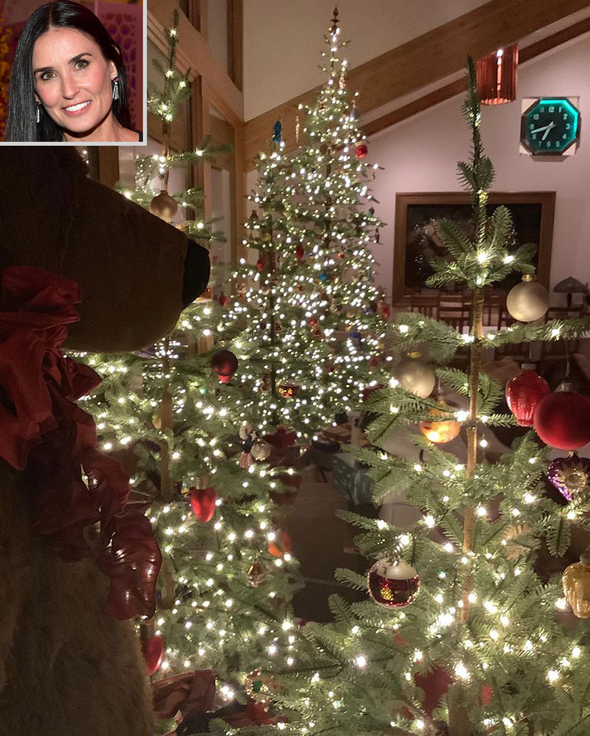 Muôn kiểu 'check-in' Noel tại gia của sao thế giới: Người khoả thân, người sexy nóng bỏng ảnh 4