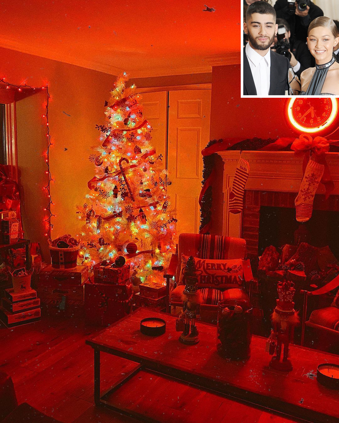 Muôn kiểu 'check-in' Noel tại gia của sao thế giới: Người khoả thân, người sexy nóng bỏng ảnh 15
