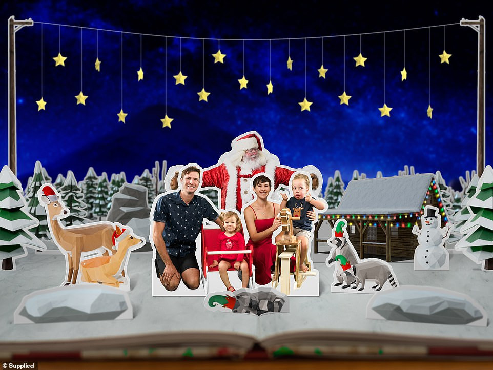 Xúc động bộ ảnh Giáng sinh bên ông già Noel của bệnh nhi giữa mùa COVID-19 ảnh 14