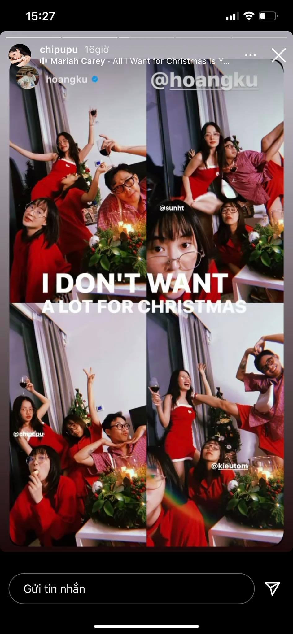 Chi Pu hóa ‘bà già Noel’ gợi cảm, nhảy sexy đón Giáng sinh ảnh 3