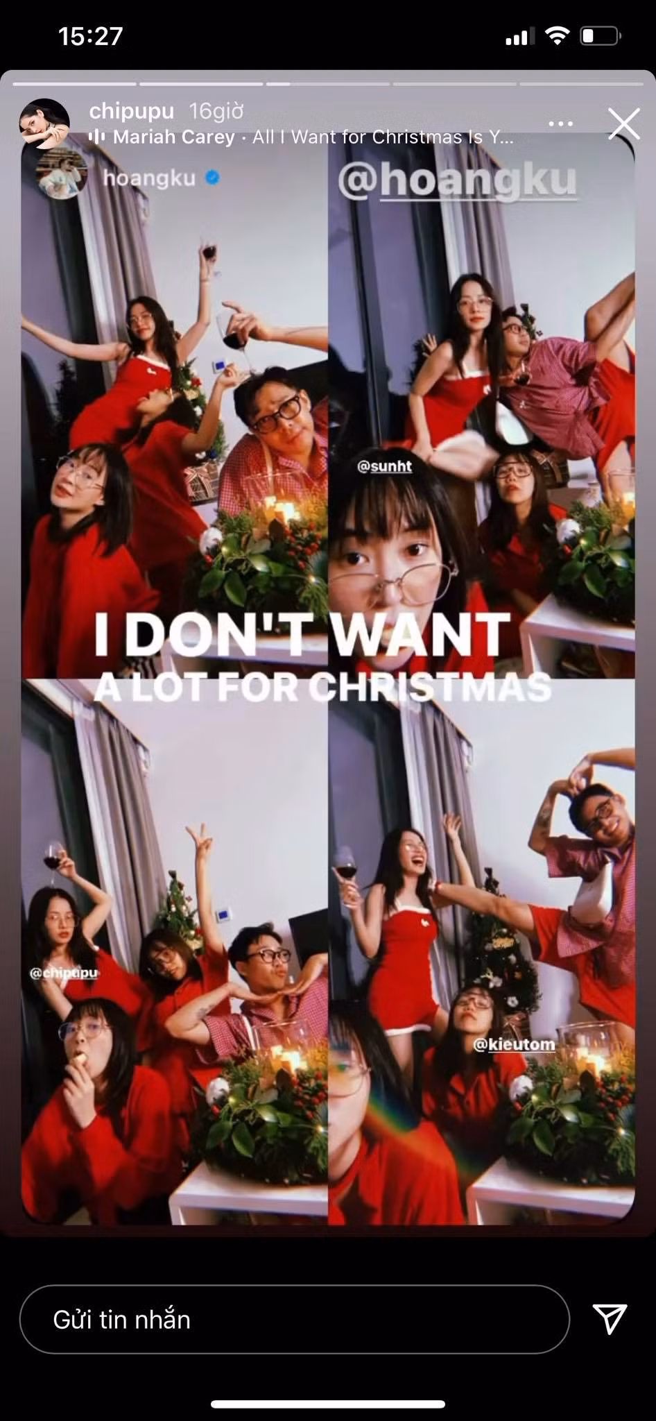Chi Pu hóa ‘bà già Noel’ gợi cảm, nhảy sexy đón Giáng sinh ảnh 3