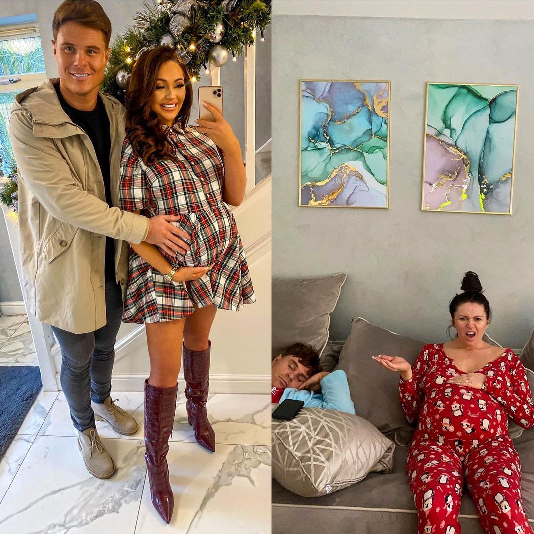 Charlotte Dawson gây tranh cãi vì mặc nội y khoe bụng bầu giữa trời tuyết ảnh 6