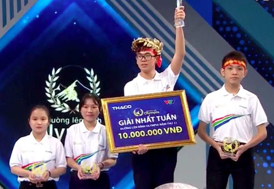 Đồng môn Quán quân Olympia năm thứ 20 lập kỷ lục phần thi tăng tốc tại Olympia 21 ảnh 1