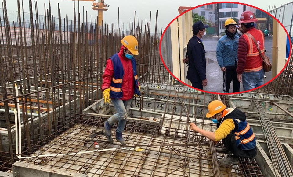 ‘Chống lệnh’ Chủ tịch Hà Nội, công trường xây dựng vẫn thi công giữa mùa dịch ảnh 3 ‘Chống lệnh’ Chủ tịch Hà Nội, công trường xây dựng vẫn thi công giữa mùa dịch ảnh 3