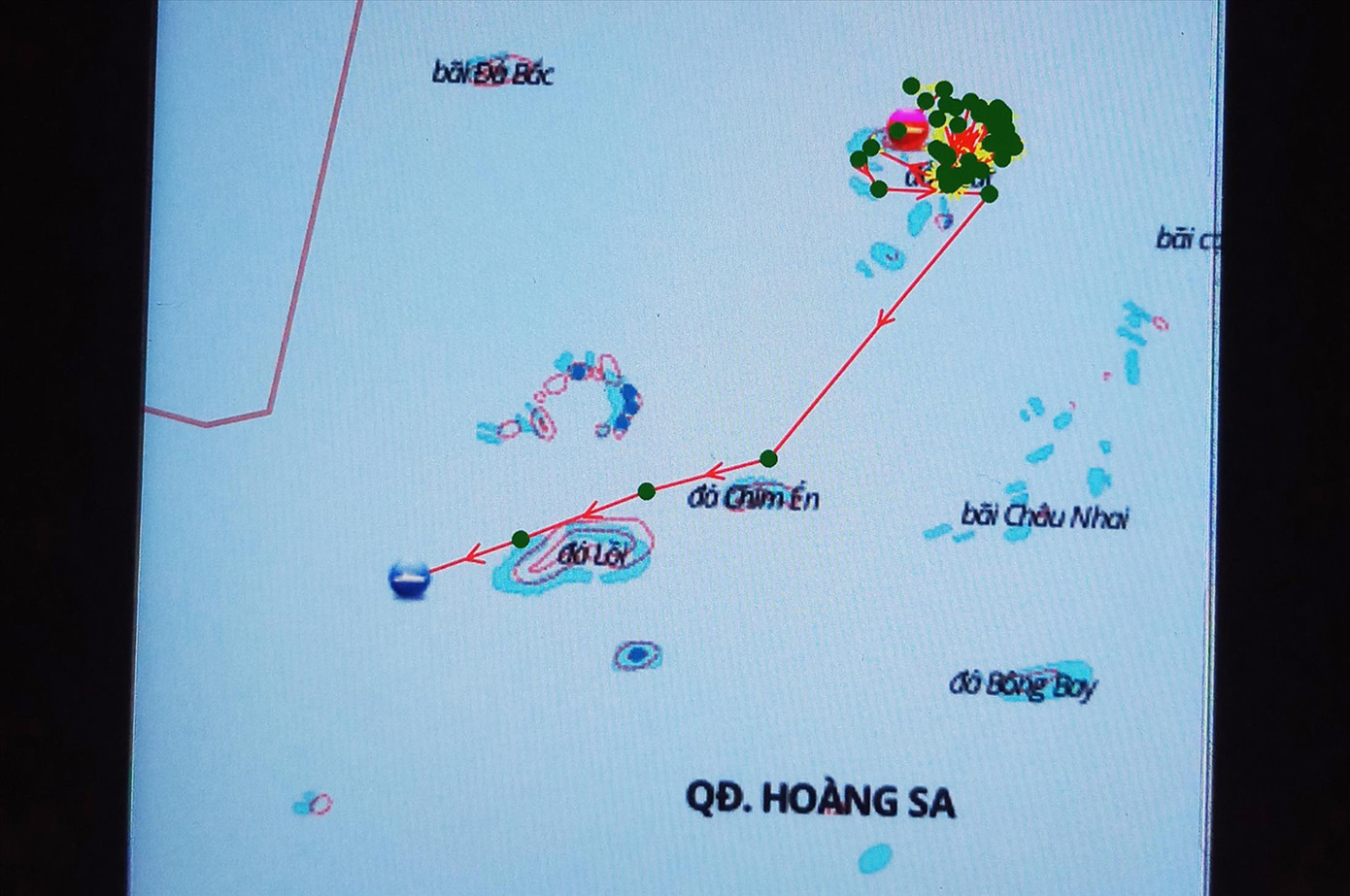 Dõi theo tàu cá ở Hoàng Sa qua điện thoại ảnh 1