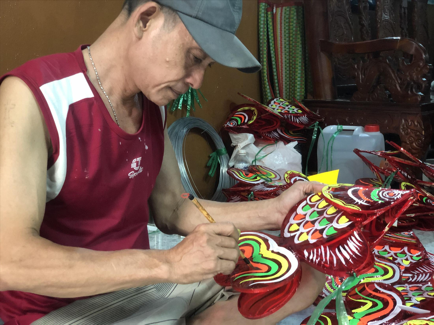 Tết Trung thu thời COVID-19: Đìu hiu 'thủ phủ' lồng đèn ảnh 1