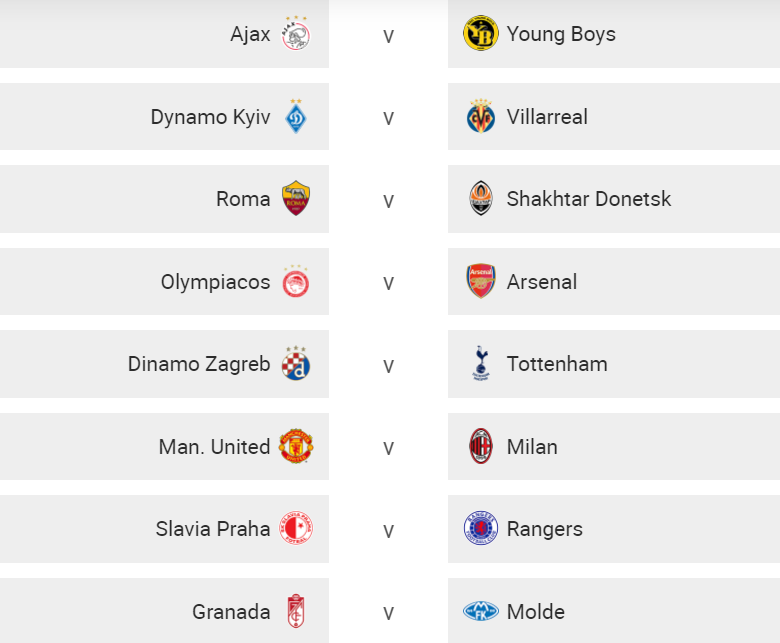 Bốc thăm vòng 1/8 Europa League: M.U đại chiến AC Milan ảnh 1