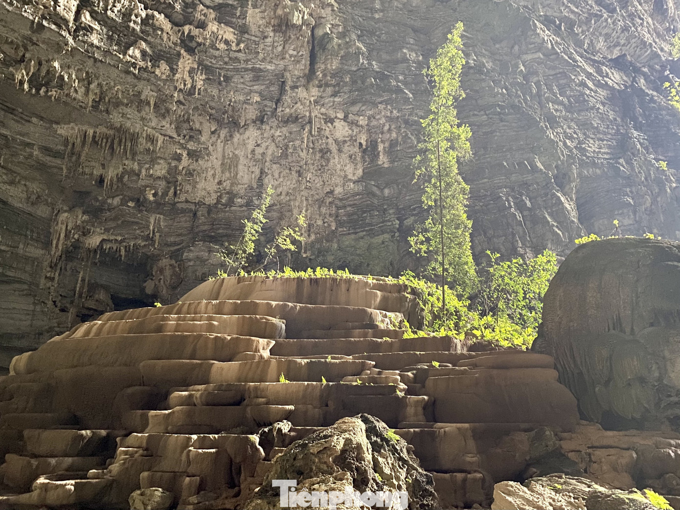 Trầm trồ kinh ngạc trước vẻ đẹp hang Tiên, Quảng Bình ảnh 9