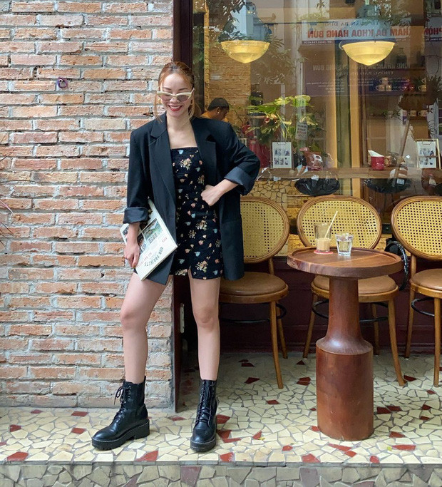 Miu Lê diện váy ngắn sexy, Amee biến hóa áo khoác thành chân váy cực cá tính ảnh 1