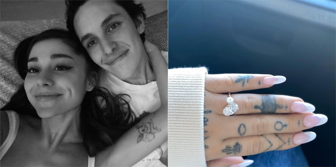Ariana Grande đính hôn với bạn trai doanh nhân, khoe nhẫn kim cương lấp lánh ảnh 1