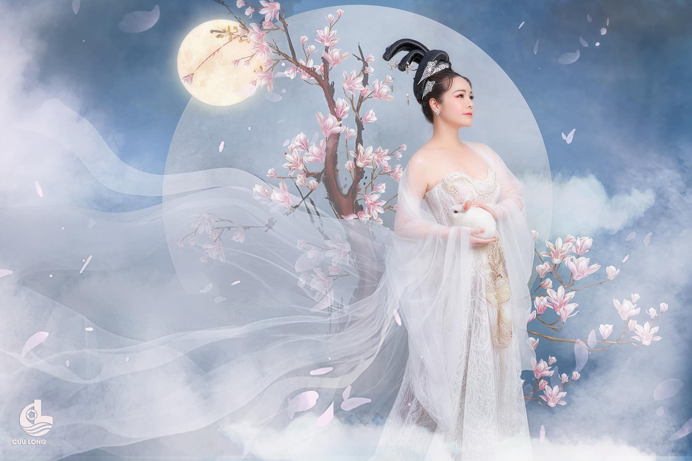 Dàn mỹ nhân Việt hóa chị Hằng Nga đẹp nao lòng ảnh 8