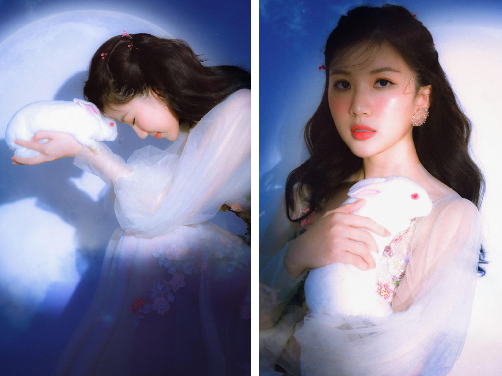 Dàn mỹ nhân Việt hóa chị Hằng Nga đẹp nao lòng ảnh 4