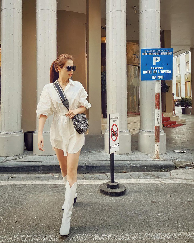 Hoa hậu Giáng My lăng xê mốt áo chần bông sặc sỡ, Hồng Diễm 'đổi gió' với style cá tính ảnh 6