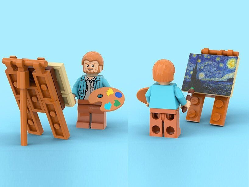 Kiệt tác hội hoạ của Van Gogh được sản xuất thành bộ lắp ghép Lego hơn 1000 chi tiết ảnh 3