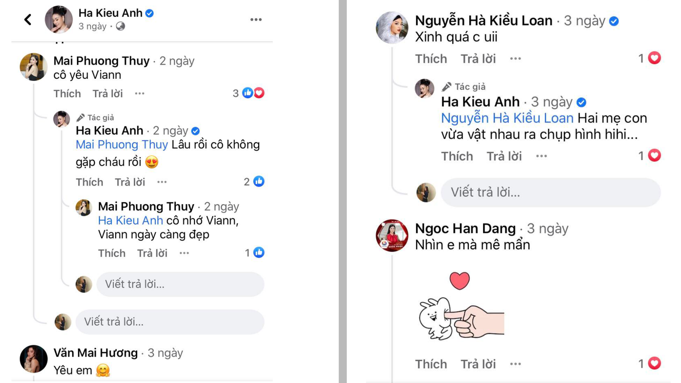 Dàn sao Việt xuýt xoa trước vẻ đáng yêu của con gái Hoa hậu Hà Kiều Anh ảnh 4
