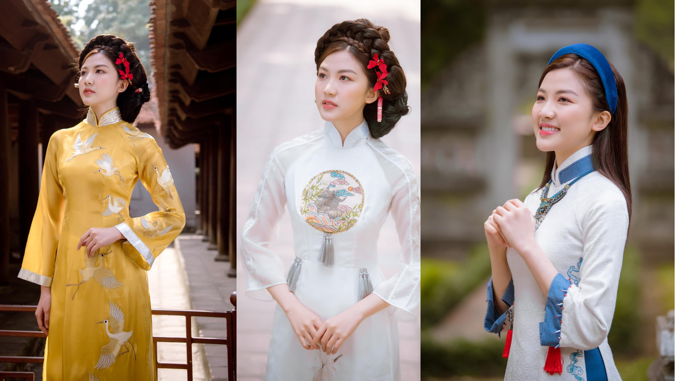 Sao Việt xúng xính áo dài đủ kiểu dáng, màu sắc đẹp ngất ngây đón Tết ảnh 2