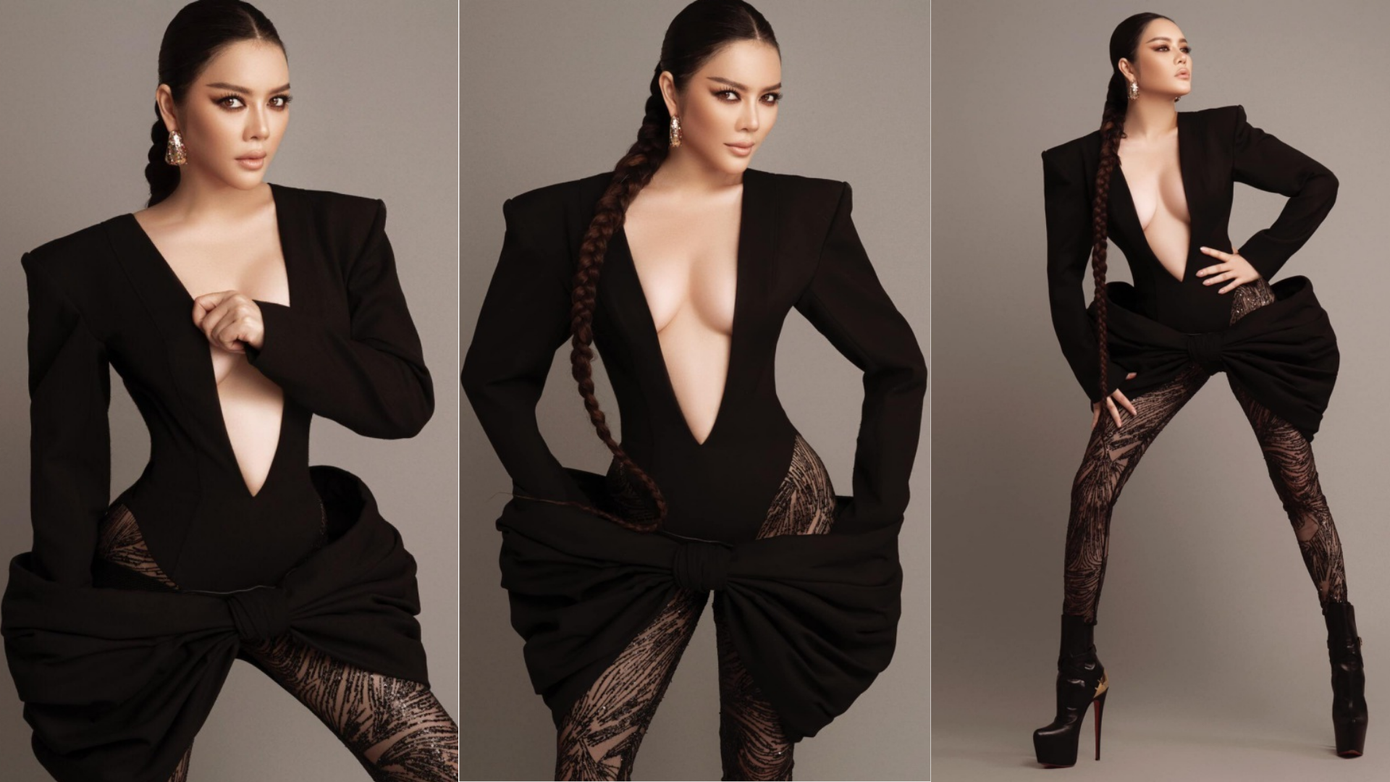 Hai nàng hậu Tiểu Vy, Kỳ Duyên 'đọ dáng' với váy đen bó sát ảnh 9