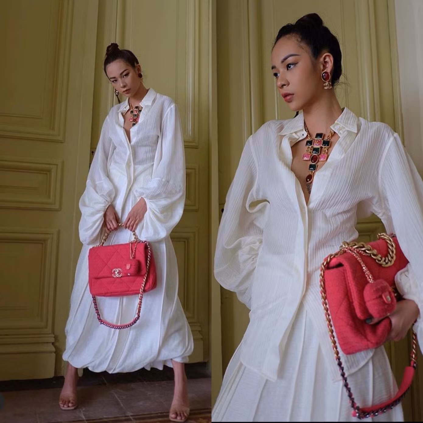Tóc Tiên khoe street style với túi hiệu, Quỳnh Anh Shyn - Khánh Linh 'đụng hàng' ảnh 8