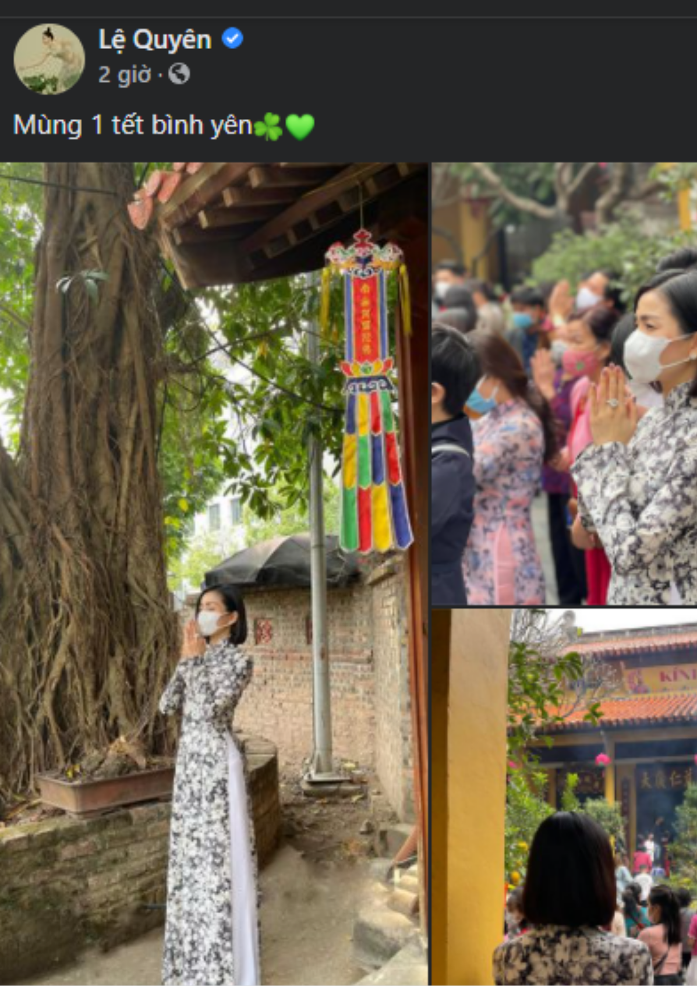 SAO VIỆT MÙNG 1 TẾT: Lệ Quyên đi chùa, Hương Giang tình tứ bên Matt Liu ảnh 5