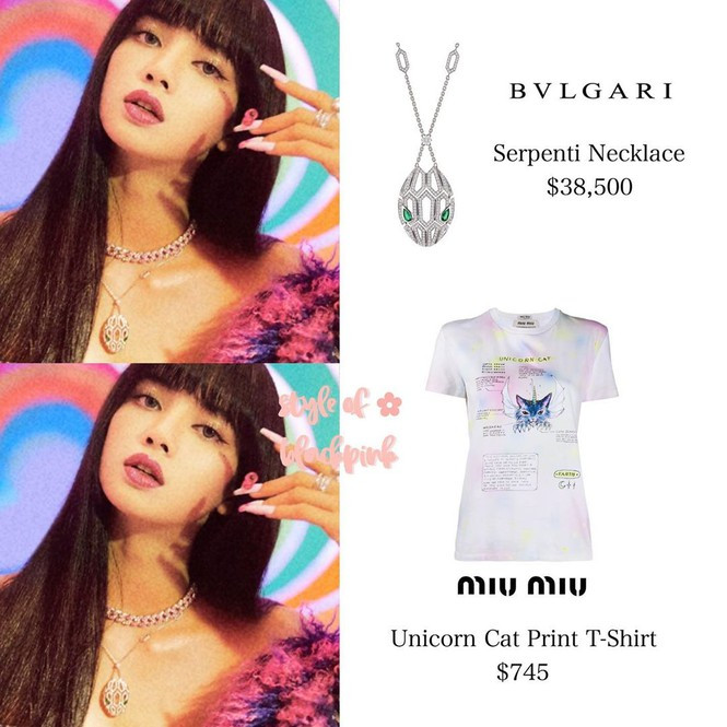 'Bóc giá' đồ hiệu bạc tỉ của Lisa (BlackPink) trong MV Ice Cream ảnh 2