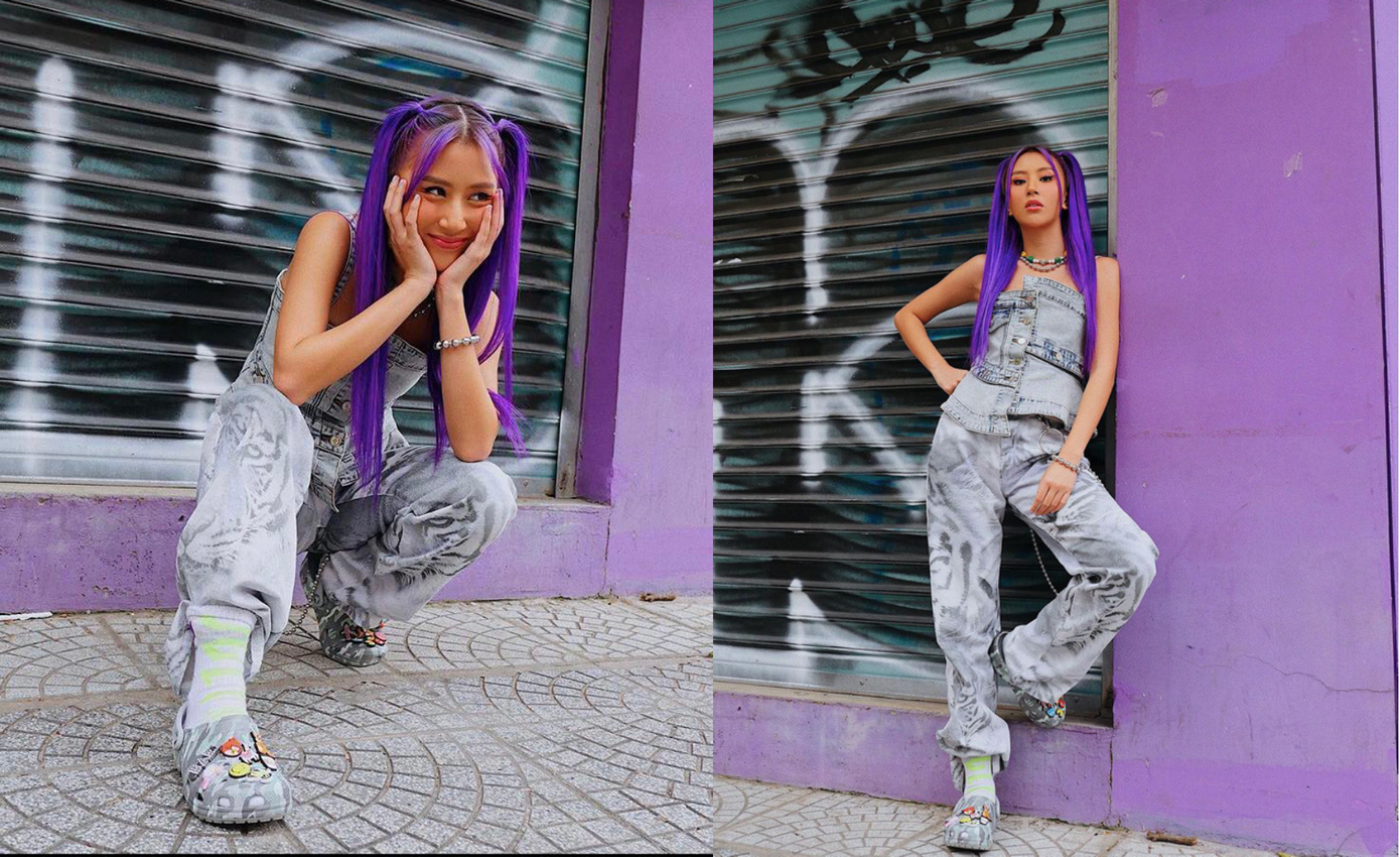 Miu Lê diện váy ngắn sexy, Amee biến hóa áo khoác thành chân váy cực cá tính ảnh 5