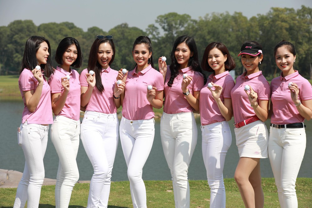 Dàn hoa hậu Việt nô nức 'nhập hội' chơi golf ảnh 5
