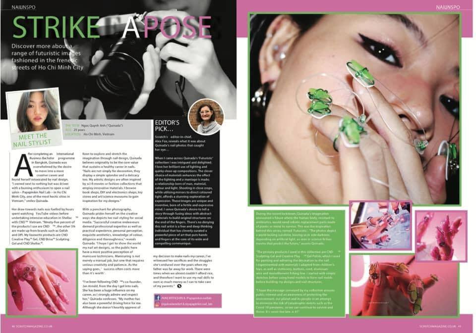 Nghệ sĩ vẽ móng Việt Nam từng được lên báo Anh, hợp tác với nhiều sao nổi tiếng ảnh 2