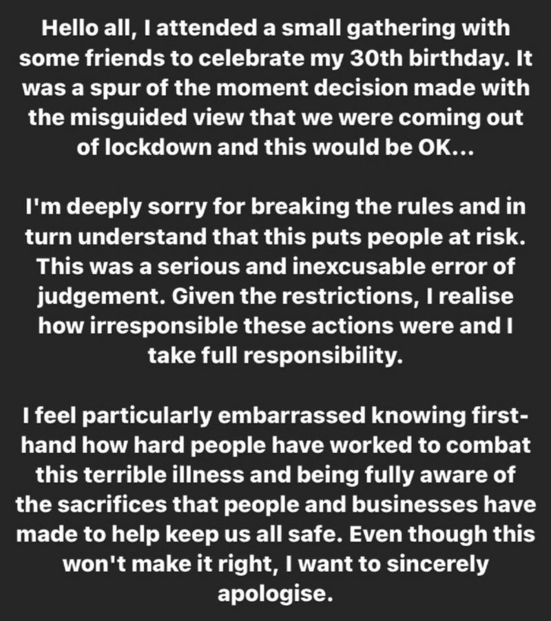 Tổ chức tiệc giữa dịch COVID-19, ca sĩ Rita Ora xin lỗi và chịu nộp phạt số tiền 'khủng' ảnh 3