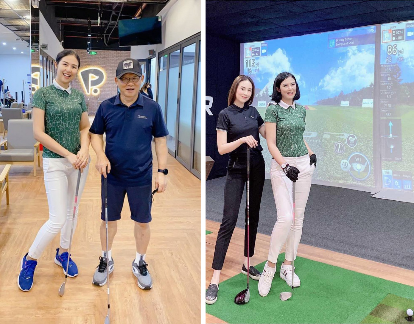 Dàn hoa hậu Việt nô nức 'nhập hội' chơi golf ảnh 1