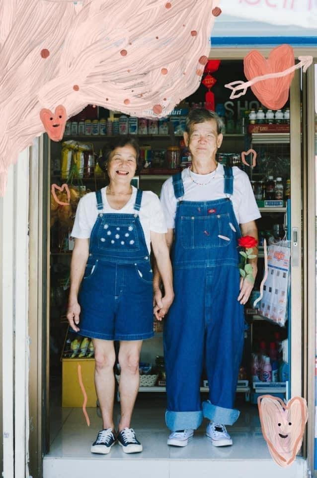 Cặp đôi U70 gây 'sốt' vì gu thời trang đôi cực ngầu như giới trẻ ảnh 5