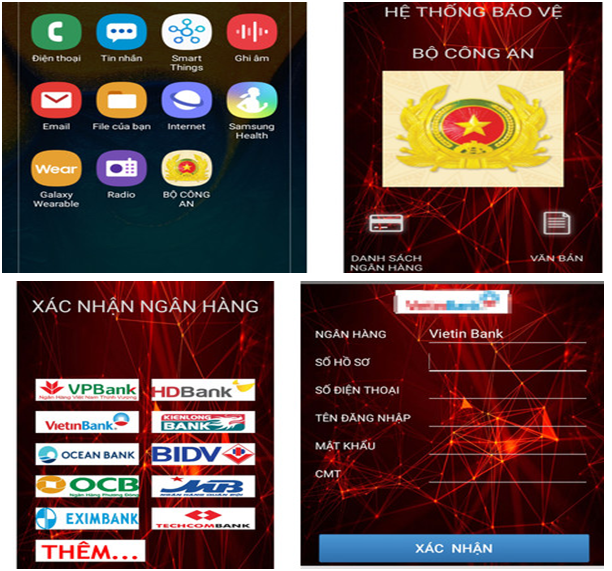 Cài đặt phần mềm 'Hệ thống bảo vệ Bộ Công an' nhiều người bị lừa đảo ảnh 1