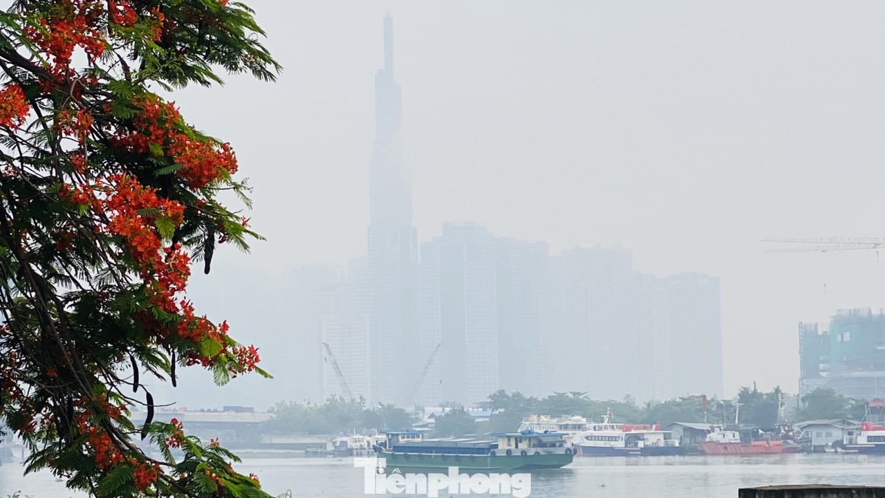 Bầu trời Sài Gòn âm u, chìm trong sương mù ảnh 4
