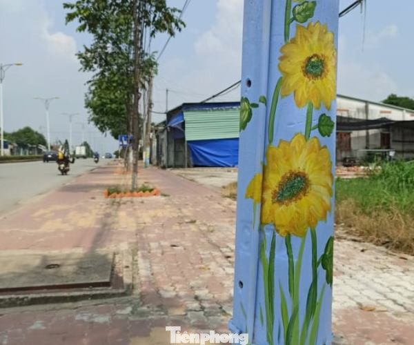 Tuổi trẻ Bình Dương ‘biến hình’ cột bê tông trong ngày Chủ nhật Xanh ảnh 4