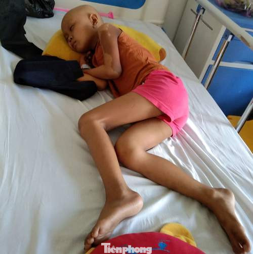 Xót thương bé gái bị ung thư máu cận kề hiểm nguy vì nhà hết tiền ảnh 1
